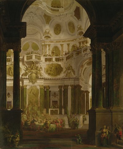 The Feast of Belshazzar by Vittorio Maria Bigari